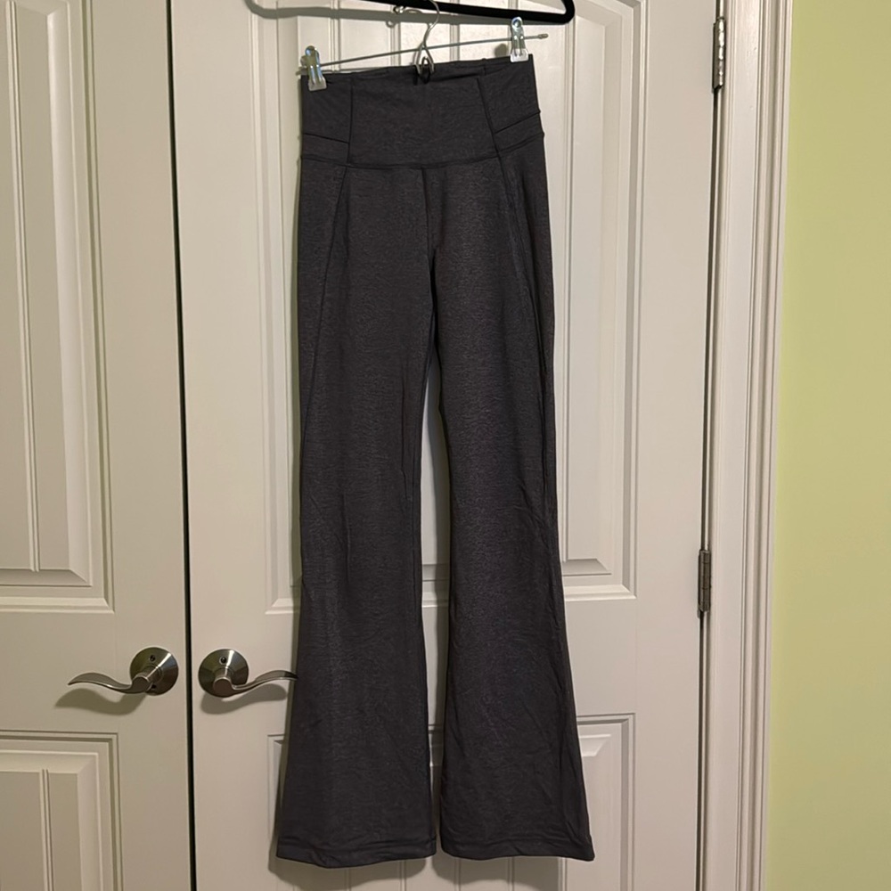 Lululemon groove high rise flare pants - gray luxtreme